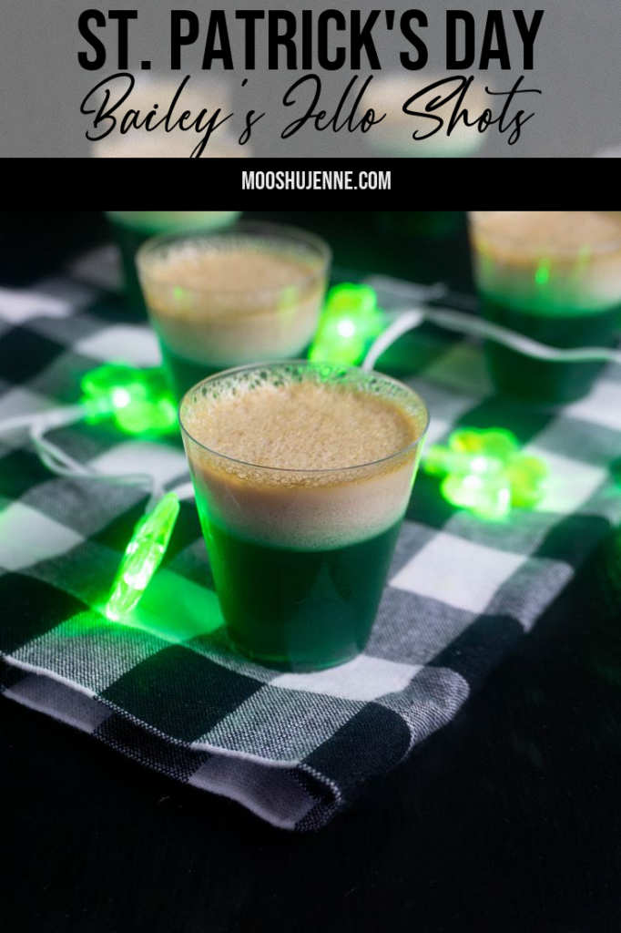 St. Patrick's Day Bailey's Jello Shots