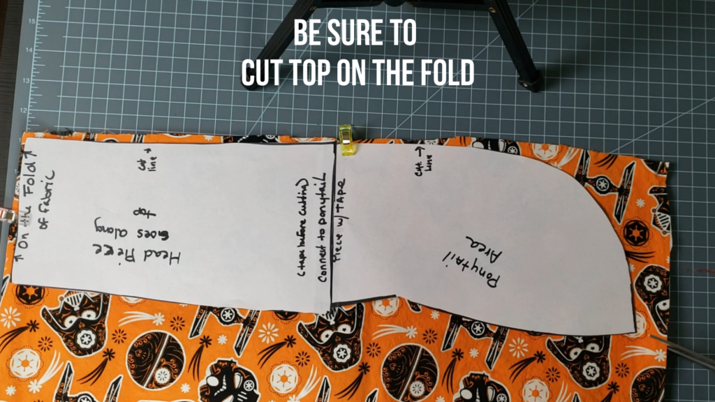DIY Scrub Cap With Ponytail Holder - Mooshu Jenne