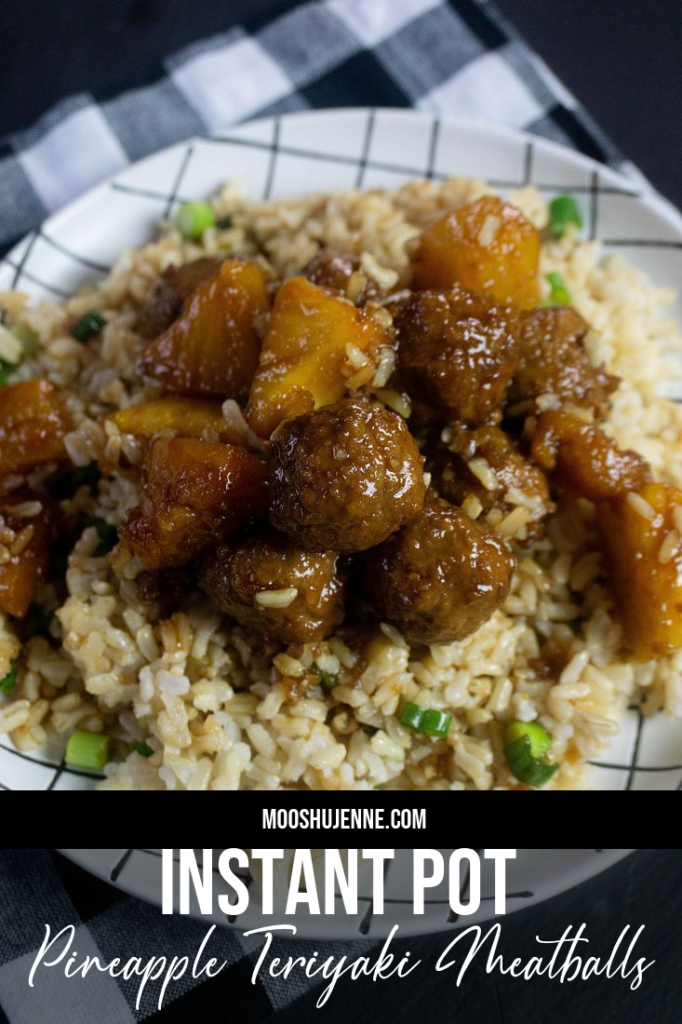 Instant Pot Pineapple Teriyaki Meatballs