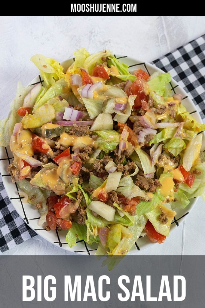 Big Mac Salad Pinterest Image