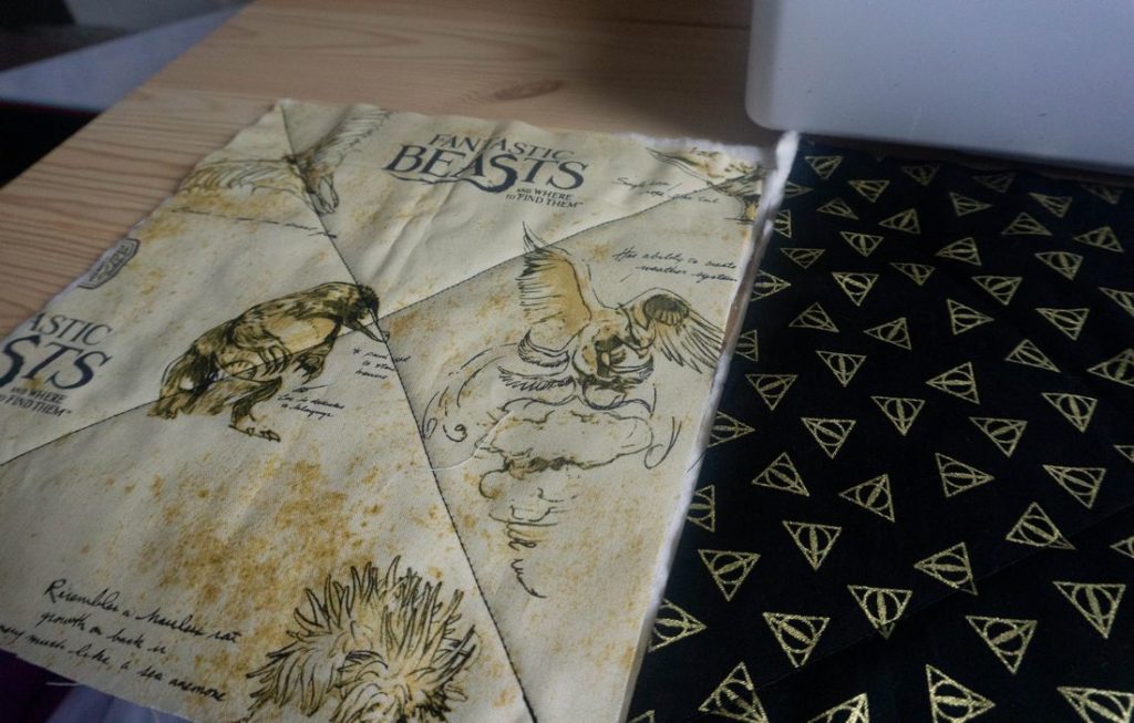 Harry Potter Fabrics stitched