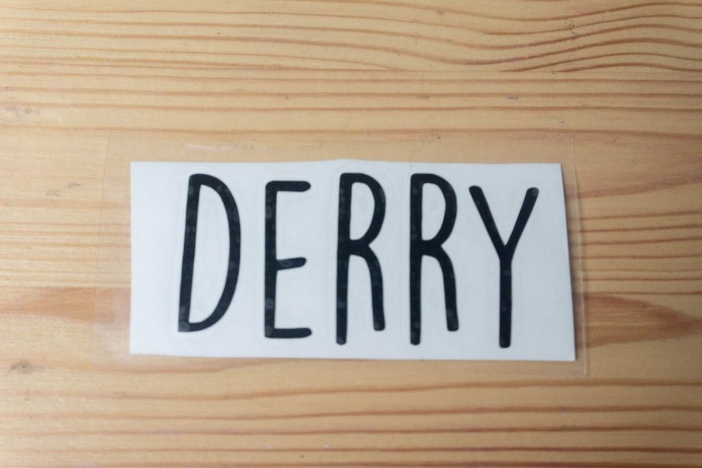Derry Vinyl Sticker