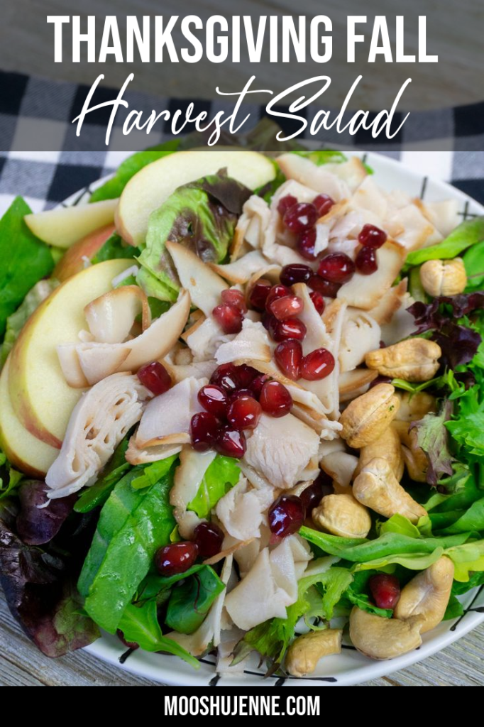 Thanksgiving Fall Harvest Salad Pinterest Image