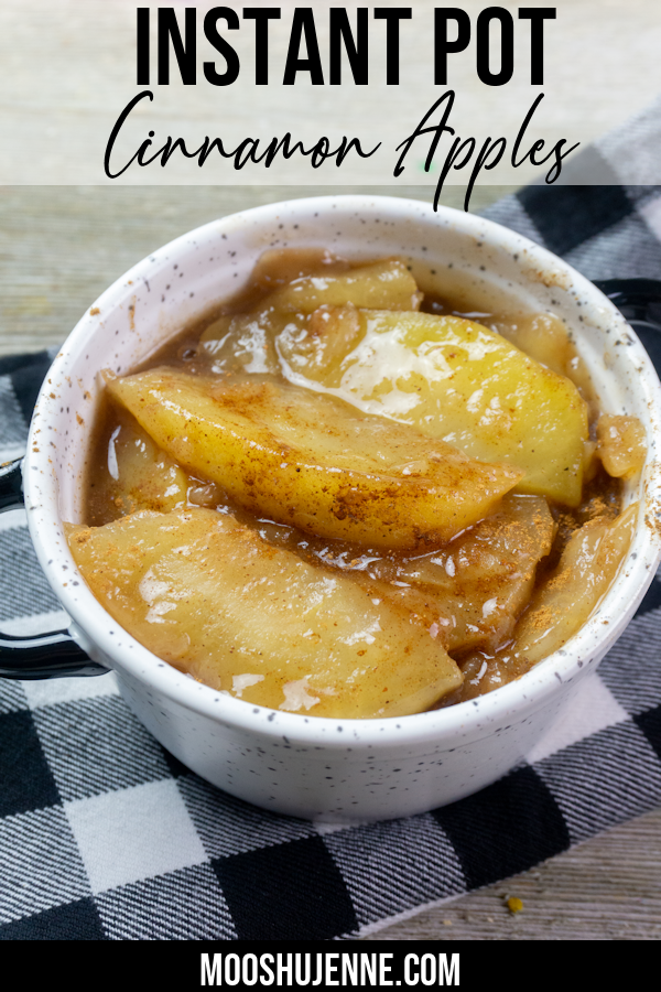 Instant Pot Cinnamon Apples - Mooshu Jenne