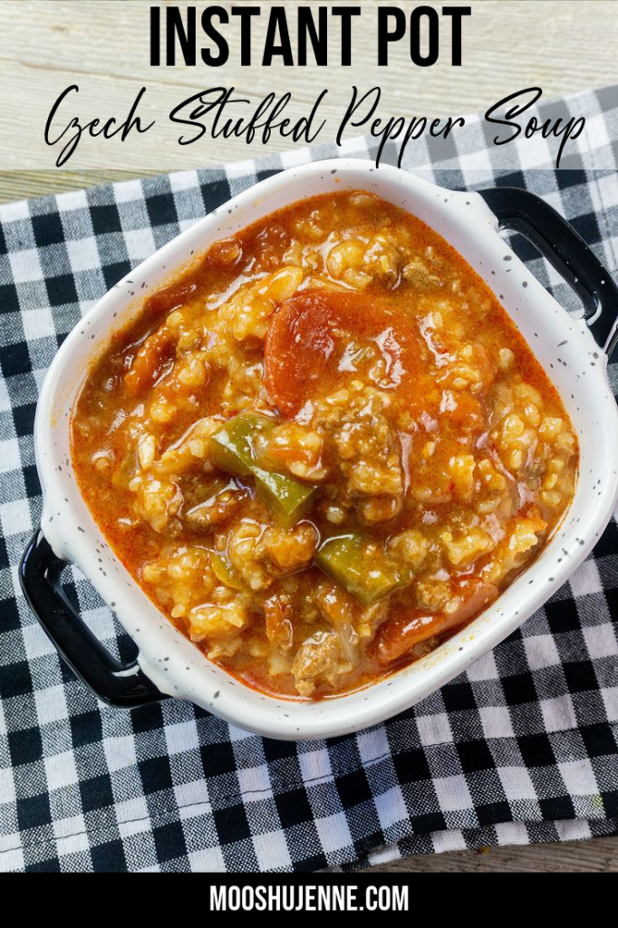 Instant Pot Czech Stuffed Pepper Soup