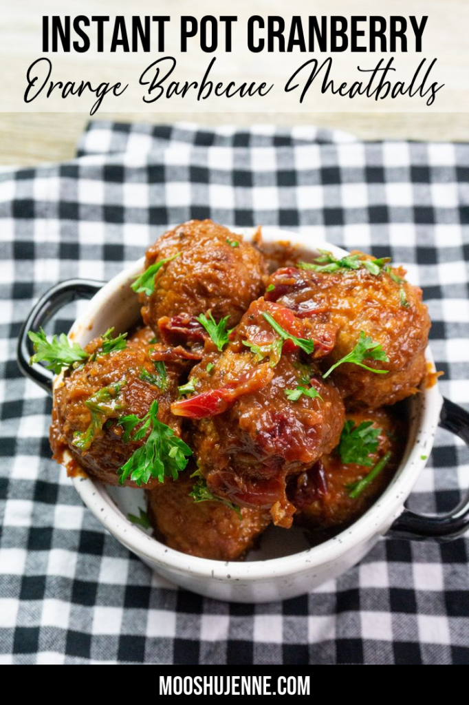 Instant Pot Cranberry Orange Barbecue Meatballs