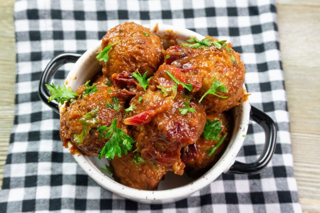 Instant Pot Cranberry Orange Barbecue Meatballs