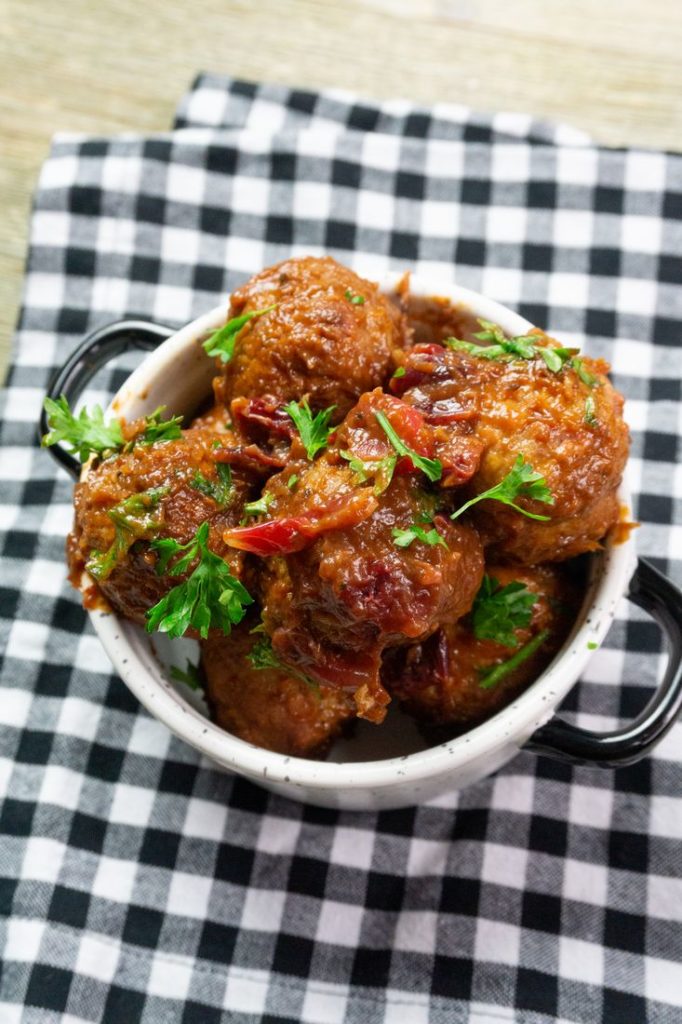 Instant Pot Cranberry Orange Barbecue Meatballs