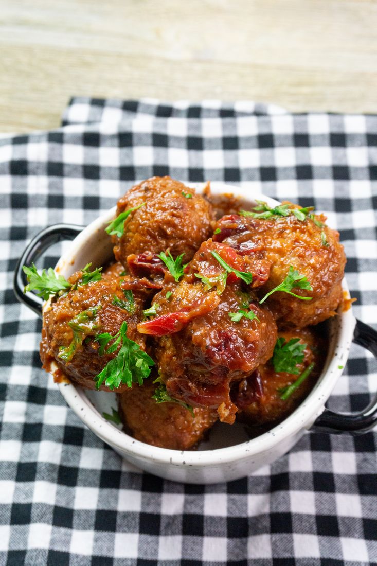 Instant Pot Cranberry Orange Barbecue Meatballs