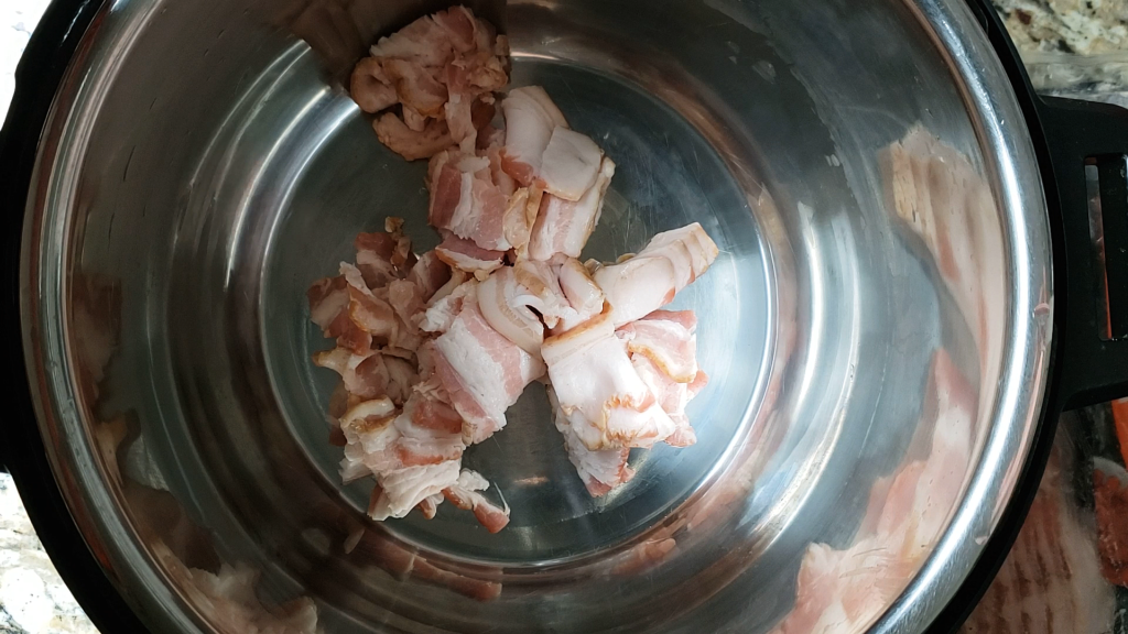 Bacon inside the instant pot