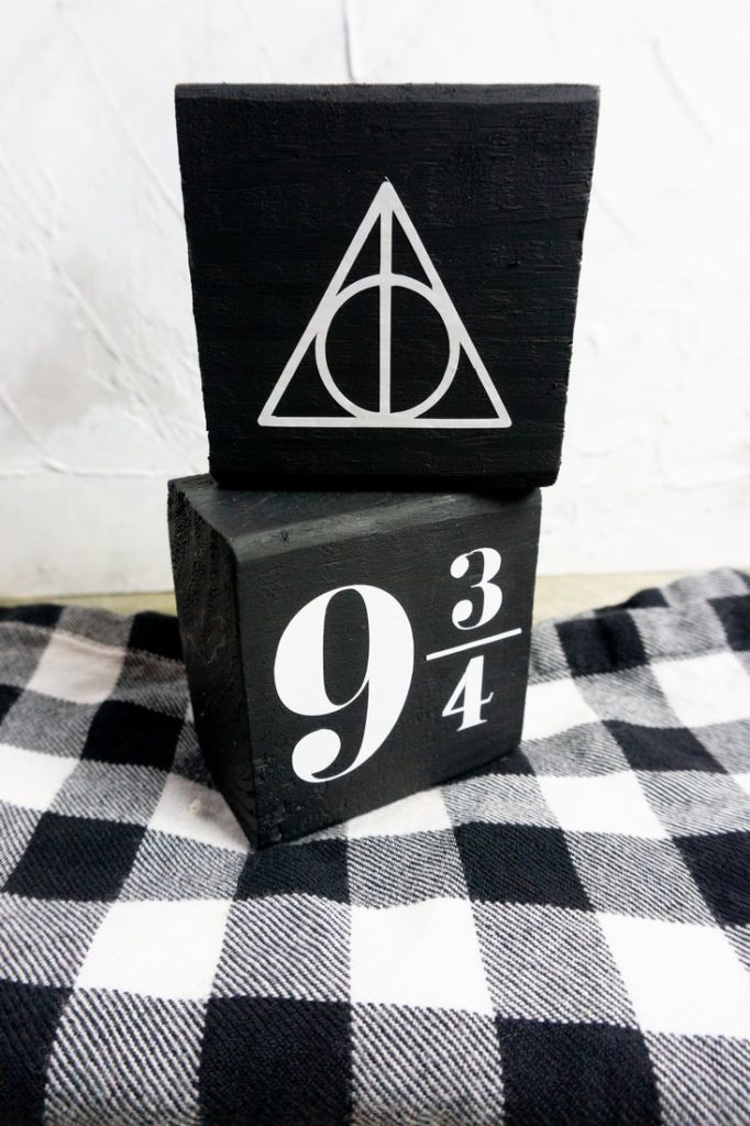 Harry Potter Wood Cricut Signs