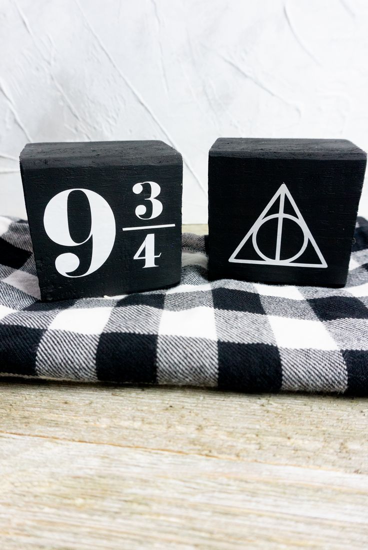 Harry Potter Wood Cricut Signs