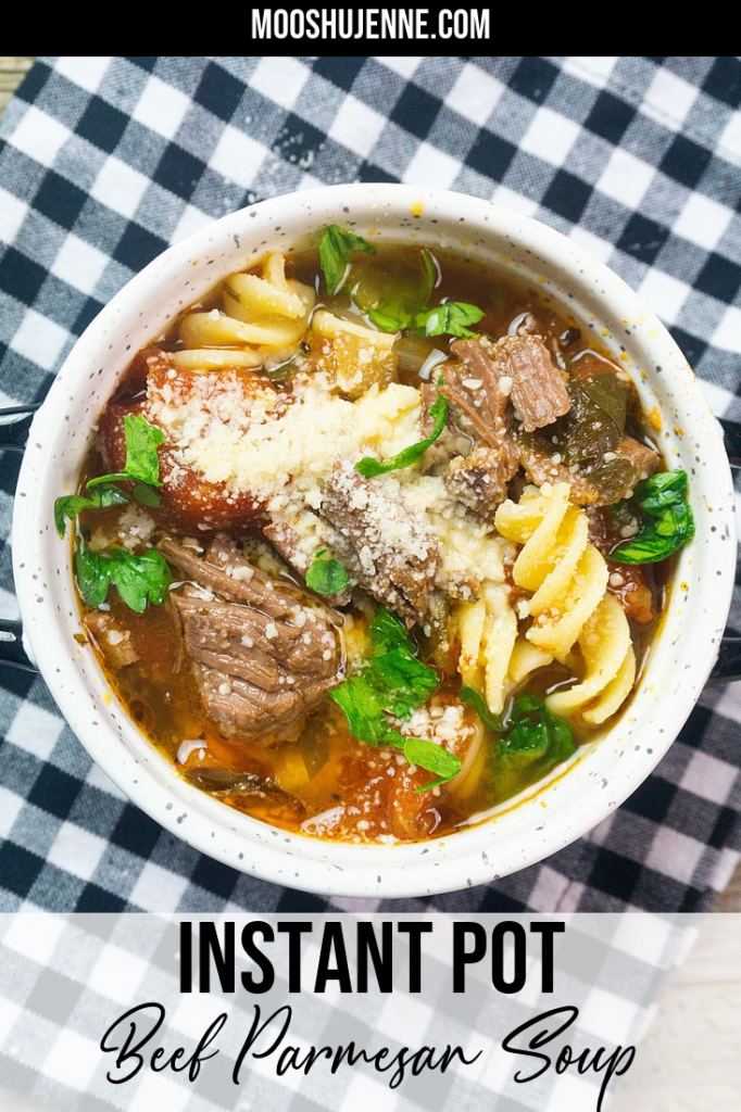 Instant Pot Beef Parmesan Soup