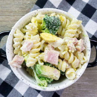 Creamy Ham Pasta Salad