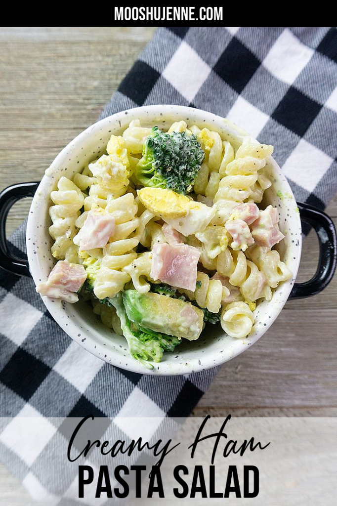 Creamy Ham Pasta Salad