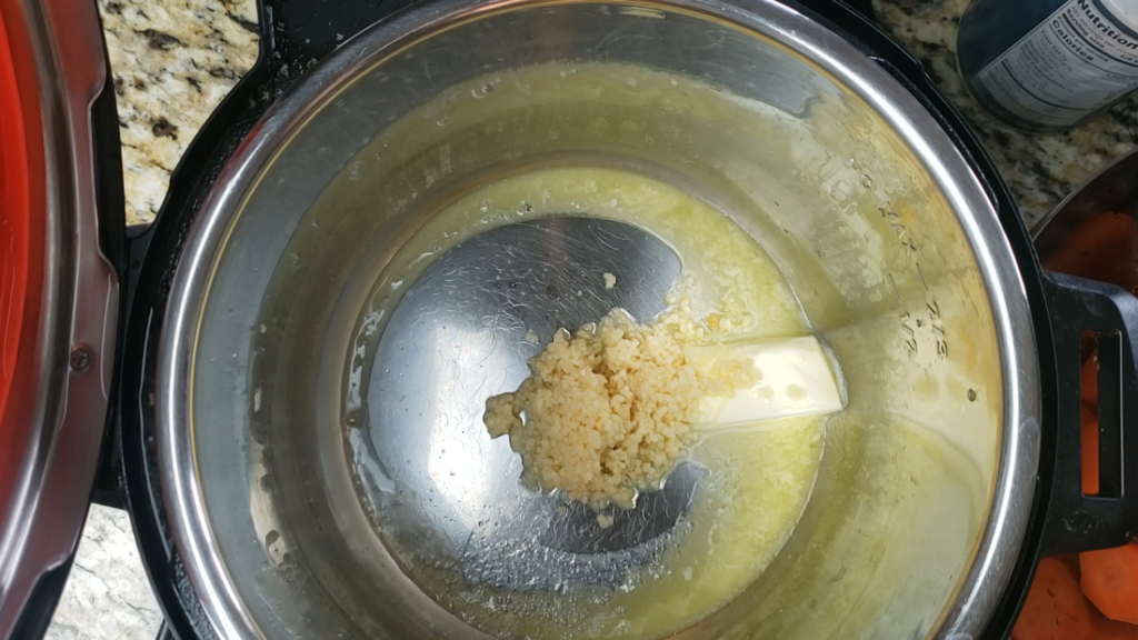 Garlic and Butter in the instant pot
