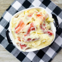 Strawberry Banana Yogurt Delight in a black and white bowl