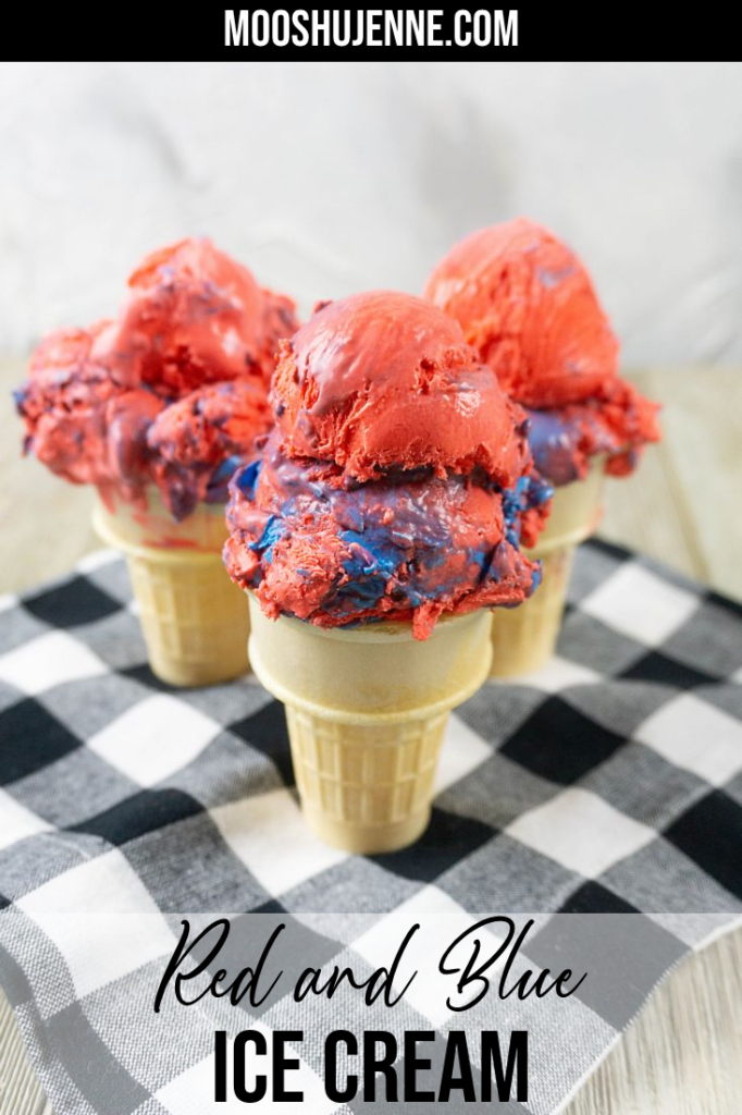 Red White and Blue Ice Cream