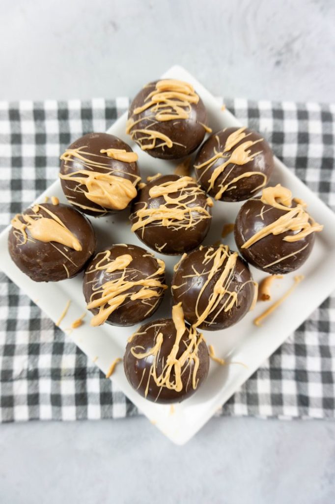 Salted Caramel Chocolate Espresso Bombs