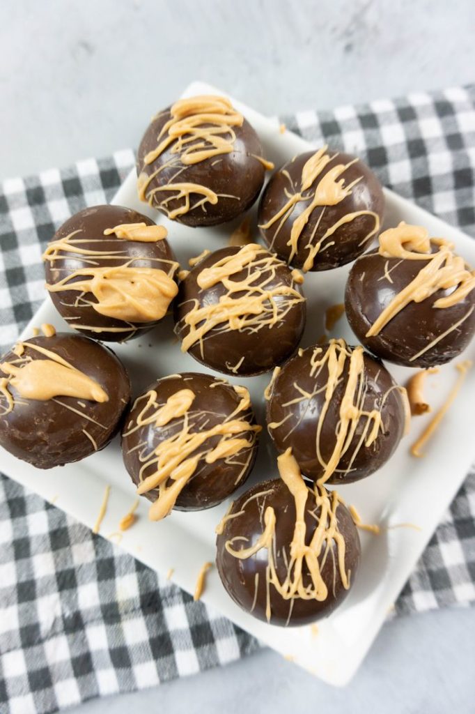 Salted Caramel Chocolate Espresso Bombs