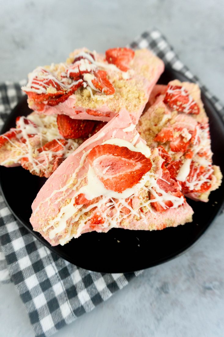 Strawberry Shortcake Bark