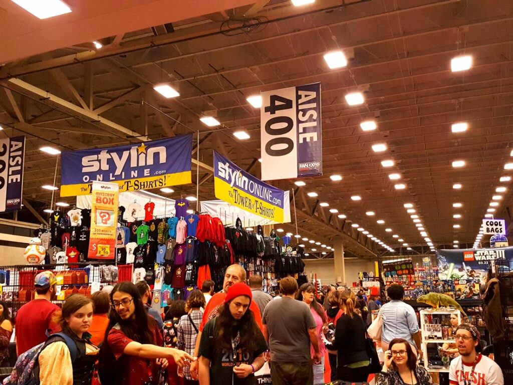 Fan Expo  Dallas Shopping Floor