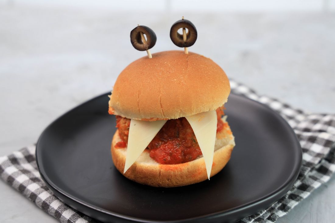 Monster Meatball Sliders