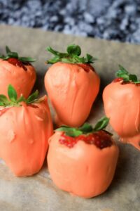 Trick 'R Treat Pumpkin Strawberries - Mooshu Jenne