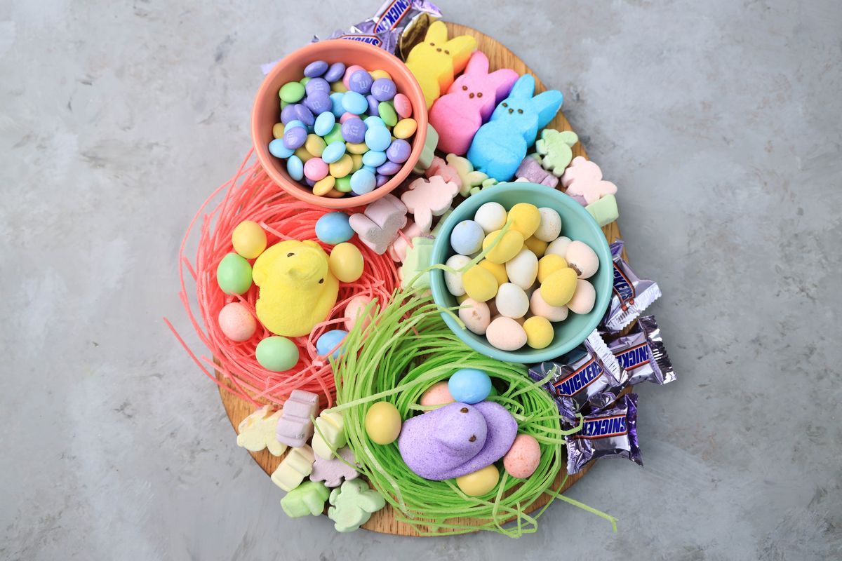 Easter Candy Charcuterie Board