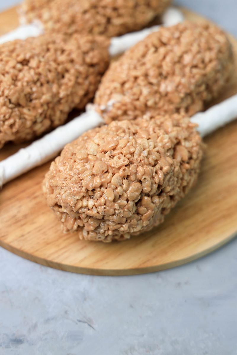 Turkey Leg Rice Krispie Treats