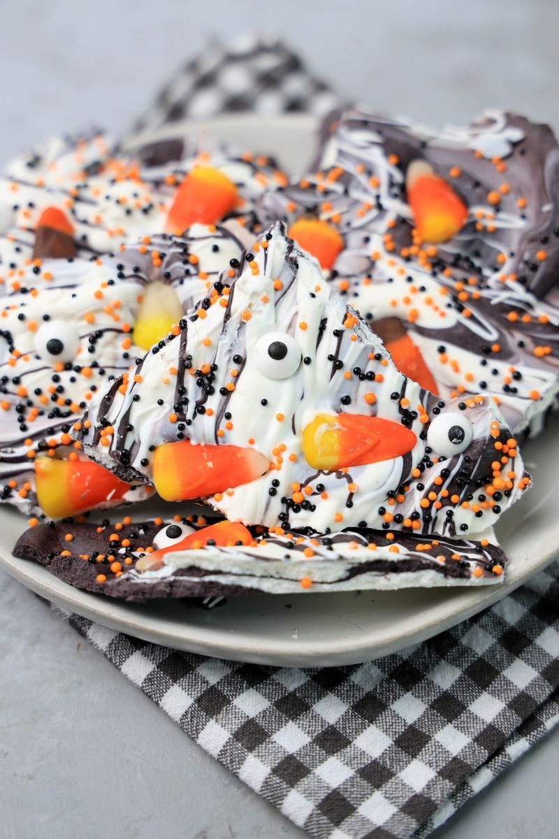 Vintage Halloween Candy Bark